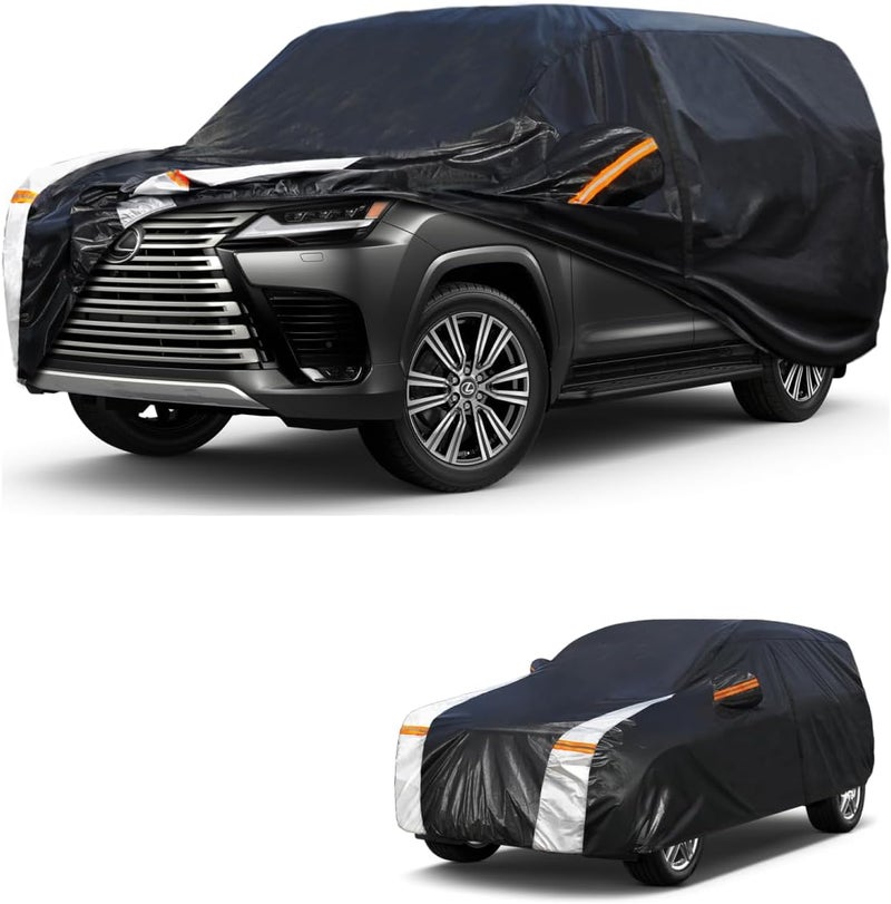 Cotryvox Large SUV Car Cover for Lexus LX 1995-2025 100% Waterproof All Weather, Heavy Duty Outdoor Full Exterior Covers Rain Sun Wind UV Protection. - Image 1